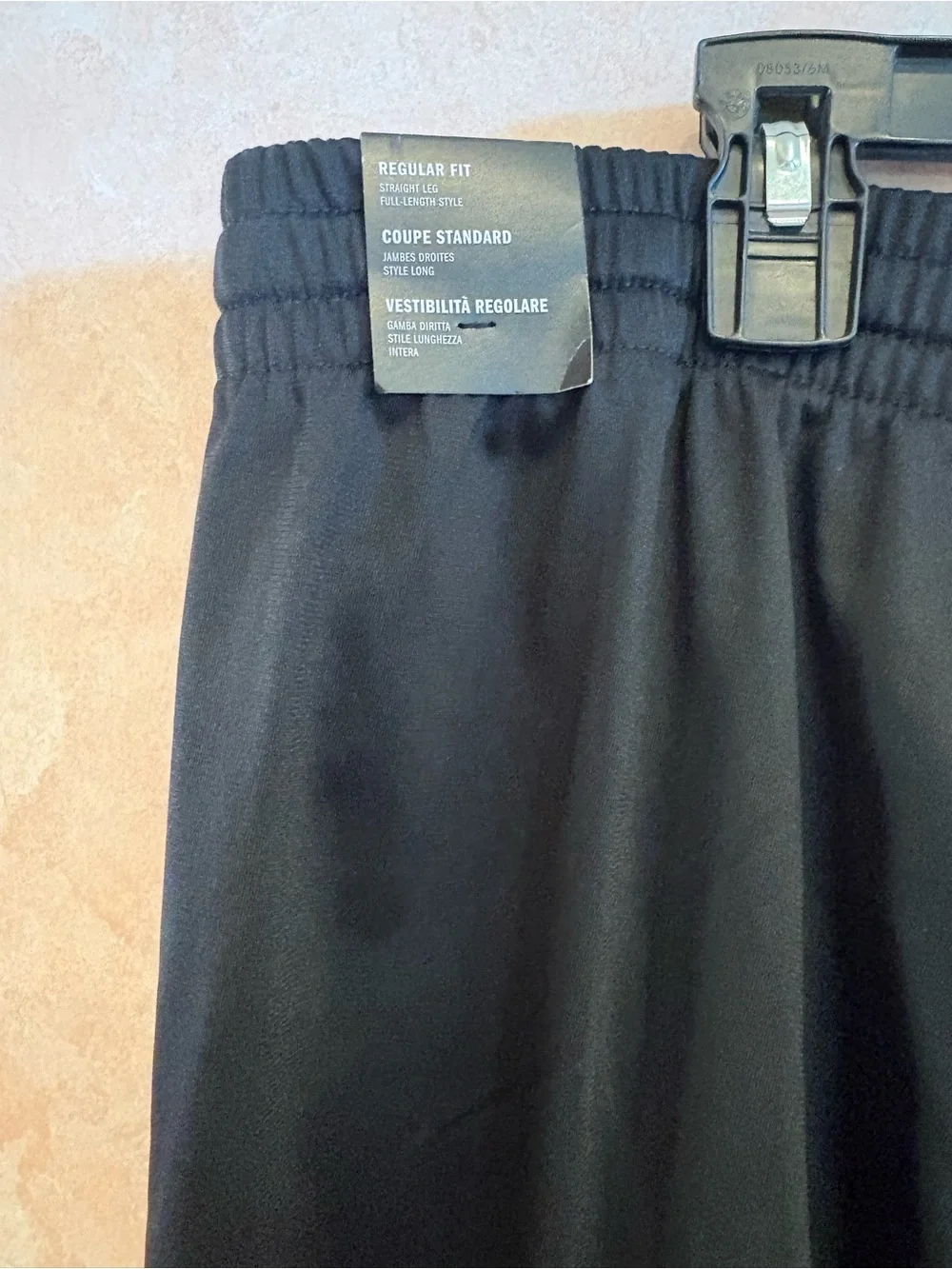 adidas Black Joggers with White Three-Stripes